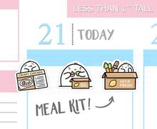 Load image into Gallery viewer, S_302 Squidge Loves Meal Kits | Squidge Stickers | Planner Stickers
