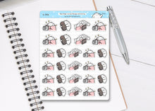 Load image into Gallery viewer, S_306 Squidge Loves Binge Watching | Squidge Stickers | Planner Stickers
