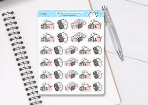 S_306 Squidge Loves Binge Watching | Squidge Stickers | Planner Stickers