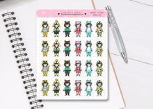 Load image into Gallery viewer, L_001 AC Character Dress Up | Lottie Stickers | Planner Stickers
