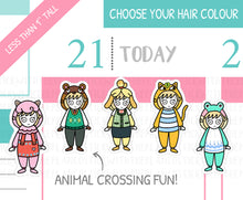 Load image into Gallery viewer, L_001 AC Character Dress Up | Lottie Stickers | Planner Stickers
