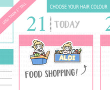 Load image into Gallery viewer, L_220 Food Shopping (UK Supermarkets Pt 1) | Lottie Stickers | Planner Stickers
