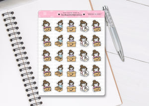 L_225 Package Delivery (Amazon) | Lottie Stickers | Planner Stickers