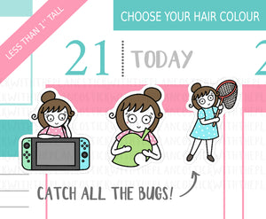 L_002 AC Let's Play! | Lottie Stickers | Planner Stickers