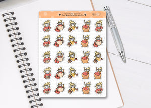 FL_001 Autumn Apples | Lottie Stickers | Autumn/Fall and Halloween Planner Stickers