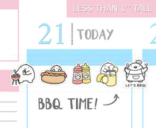 Load image into Gallery viewer, S_121 Squidge Loves BBQ | Squidge Stickers | Planner Stickers
