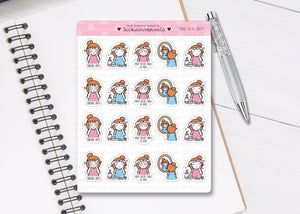 L_167 Bad Skin Day | Lottie Stickers | Planner Stickers