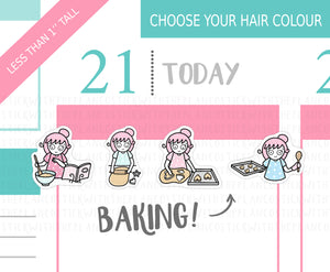 L_004 Baking | Lottie Stickers | Planner Stickers