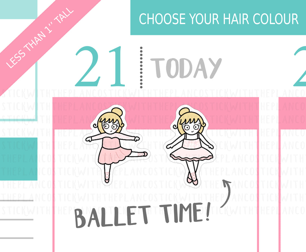 L_183 Ballet Dancing | Lottie Stickers | Planner Stickers