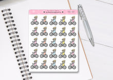 Load image into Gallery viewer, L_010 Bike Ride | Lottie Stickers | Planner Stickers
