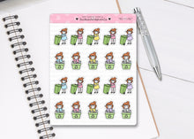 Load image into Gallery viewer, L_102 Bin Day and Recycling | Lottie Stickers | Planner Stickers
