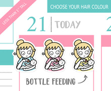 Load image into Gallery viewer, L_012 Bottle Feeding Baby | Lottie Stickers | Planner Stickers
