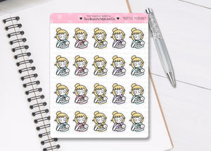 L_012 Bottle Feeding Baby | Lottie Stickers | Planner Stickers