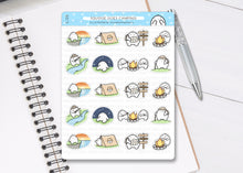 Load image into Gallery viewer, S_128 Squidge Goes Camping | Squidge Stickers | Planner Stickers
