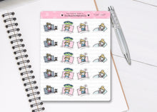 Load image into Gallery viewer, L_180 Can&#39;t Sleep! | Lottie Stickers | Planner Stickers
