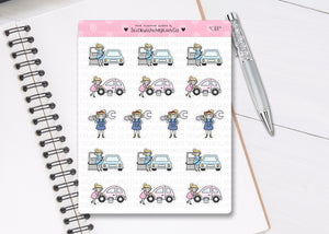 L_014 Car Care | Lottie Stickers | Planner Stickers