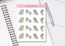 Load image into Gallery viewer, L_015 Cat Care | Lottie Stickers | Planner Stickers
