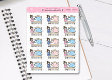 Load image into Gallery viewer, L_016 Change Sheets | Lottie Stickers | Planner Stickers
