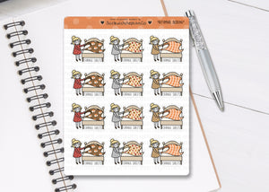 FL_004 Change Sheets (Fall) | Lottie Stickers | Autumn/Fall and Halloween Planner Stickers