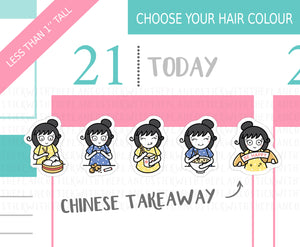 L_019 Chinese Takeaway | Lottie Stickers | Planner Stickers