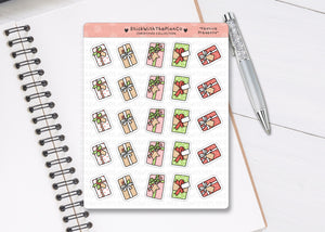 CL_030 Christmas Presents | Lottie Stickers | Festive Planner Stickers