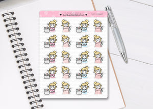 L_188 Let's Clean! | Lottie Stickers | Planner Stickers