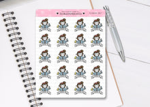 Load image into Gallery viewer, L_020 Cleaning Day | Lottie Stickers | Planner Stickers
