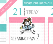 Load image into Gallery viewer, L_020 Cleaning Day | Lottie Stickers | Planner Stickers
