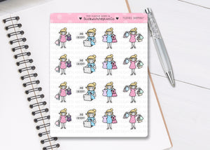 L_021 Clothes Shopping | Lottie Stickers | Planner Stickers