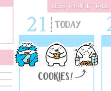 Load image into Gallery viewer, S_063 Squidge Loves Cookies | Squidge Stickers | Planner Stickers
