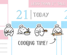 Load image into Gallery viewer, S_014 Squidge Does Cooking | Squidge Stickers | Planner Stickers
