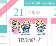 Load image into Gallery viewer, L_024 Covid test | Lottie Stickers | Planner Stickers
