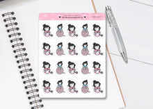 Load image into Gallery viewer, L_025 Crochet | Lottie Stickers | Planner Stickers
