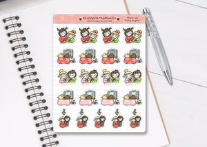 CL_026 Festive Date Night | Lottie Stickers | Festive Planner Stickers