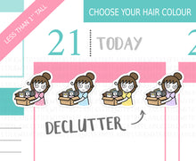 Load image into Gallery viewer, L_029 Decluttering | Lottie Stickers | Planner Stickers
