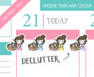 L_029 Decluttering | Lottie Stickers | Planner Stickers