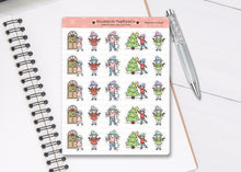 Load image into Gallery viewer, CL_006 Festive Decorating | Lottie Stickers | Festive Planner Stickers
