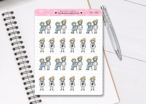 L_038 Doctors Appointment | Lottie Stickers | Planner Stickers