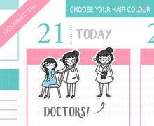 Load image into Gallery viewer, L_038 Doctors Appointment | Lottie Stickers | Planner Stickers
