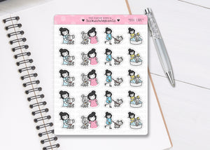 L_039 Dog Care | Lottie Stickers | Planner Stickers