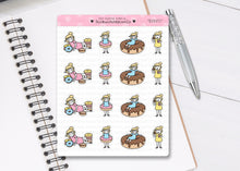 Load image into Gallery viewer, L_040 Donuts | Lottie Stickers | Planner Stickers
