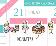 Load image into Gallery viewer, L_040 Donuts | Lottie Stickers | Planner Stickers
