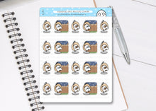 Load image into Gallery viewer, S_151 Squidge Loves The Egg Chair | Squidge Stickers | Planner Stickers

