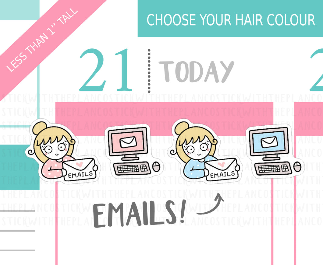 L_227 Emails | Lottie Stickers | Planner Stickers