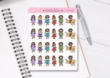 Load image into Gallery viewer, L_174 La Familia | Lottie Stickers | Planner Stickers
