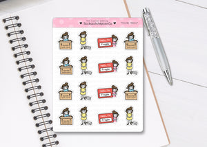 L_045 Feeling Fragile | Lottie Stickers | Planner Stickers