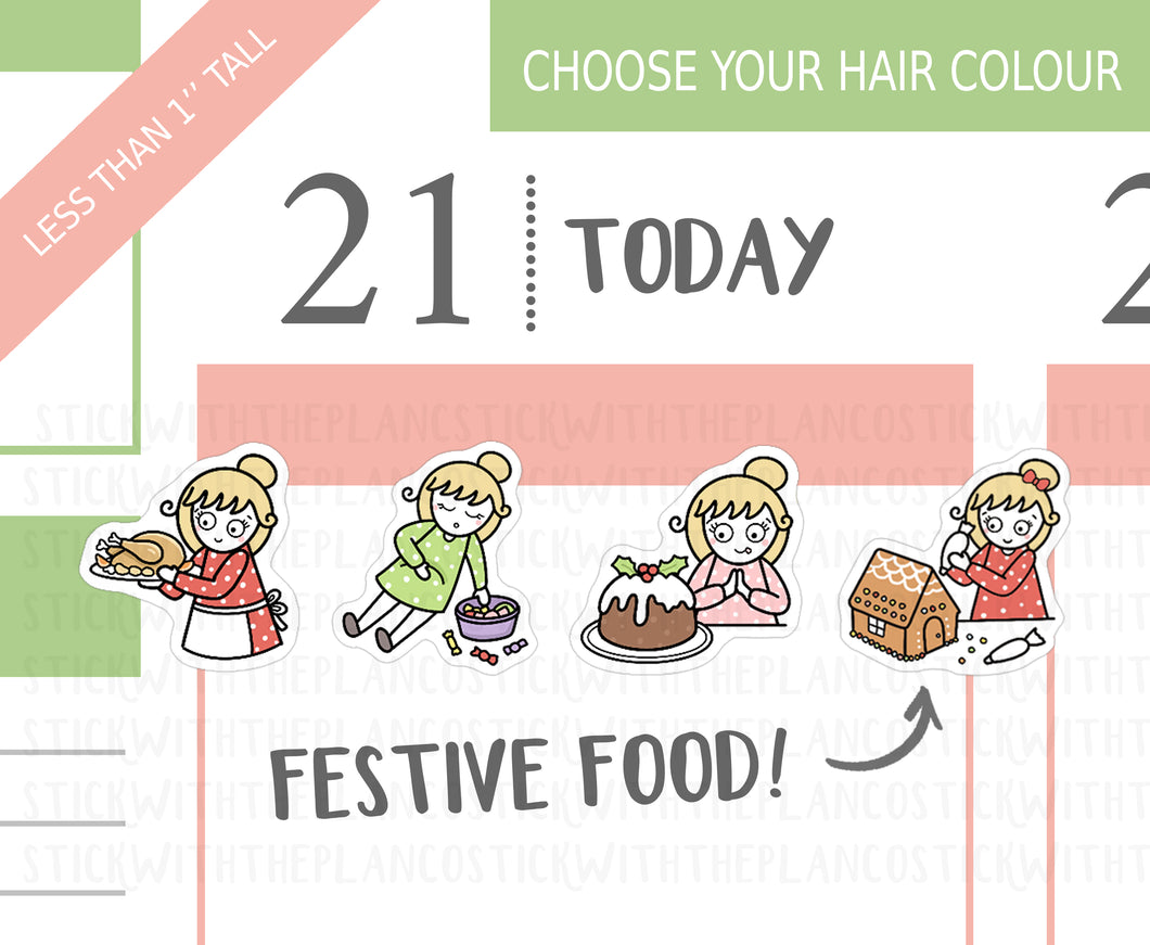 CL_012 Festive Food | Lottie Stickers | Festive Planner Stickers