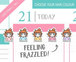 L_229 Frazzled | Lottie Stickers | Planner Stickers