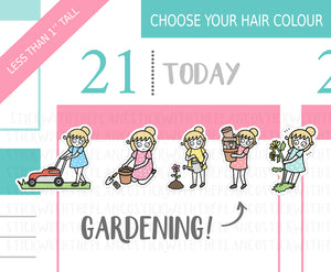 L_048 Gardening | Lottie Stickers | Planner Stickers