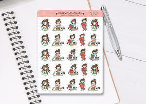 CL_021 Festive Gift Wrapping | Lottie Stickers | Festive Planner Stickers